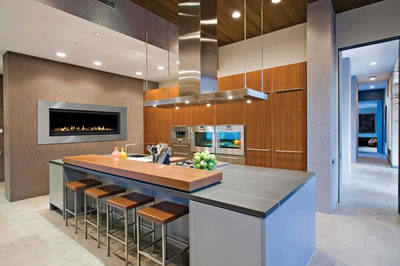 Fireplace_Pictures/Modern Kitchen Fireplace Thorton,Co